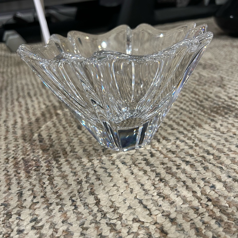 Orrefor Clear Crystal Bowl